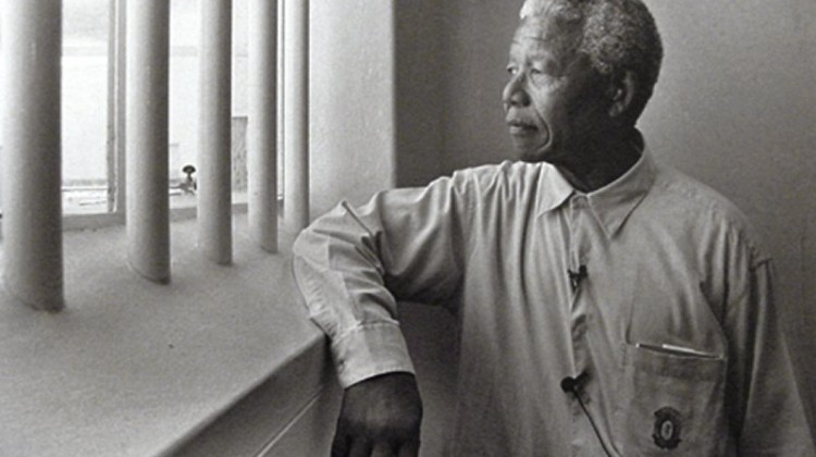 Mandela on Robben Island
